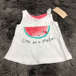 First Impressions | Girl's One in a Melon’ Tank Top | 3-6 Months